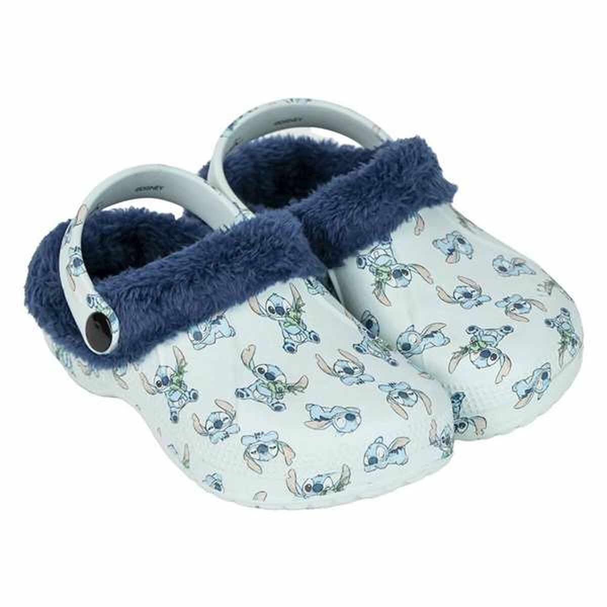House Slippers Stitch Light Blue 30-31